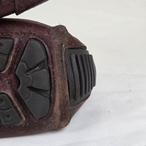 Brooks Brothers Size 11 Brown Leather Driving Moccasins Slip On Style Ribbon Dtl - Picture 11 of 16